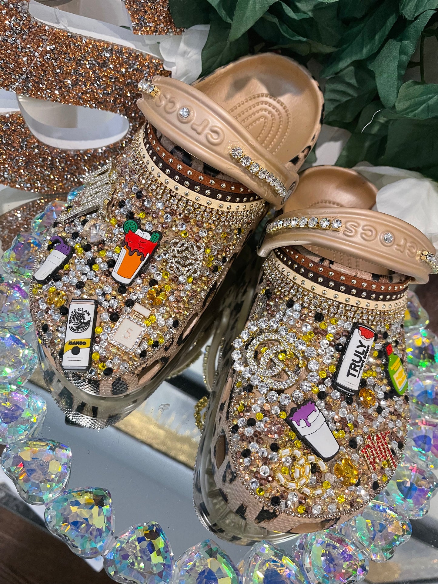 Custom bartender crocs